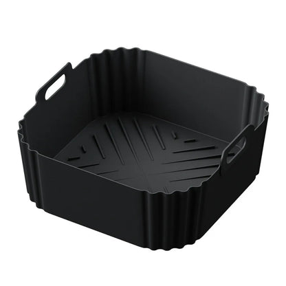 Molde de silicona para freidora de aire antiadherente  y reutilizable de 22,5 cm